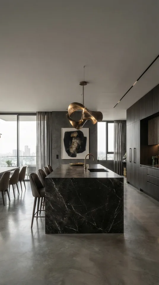 Dark Oak Apartment, Madrid